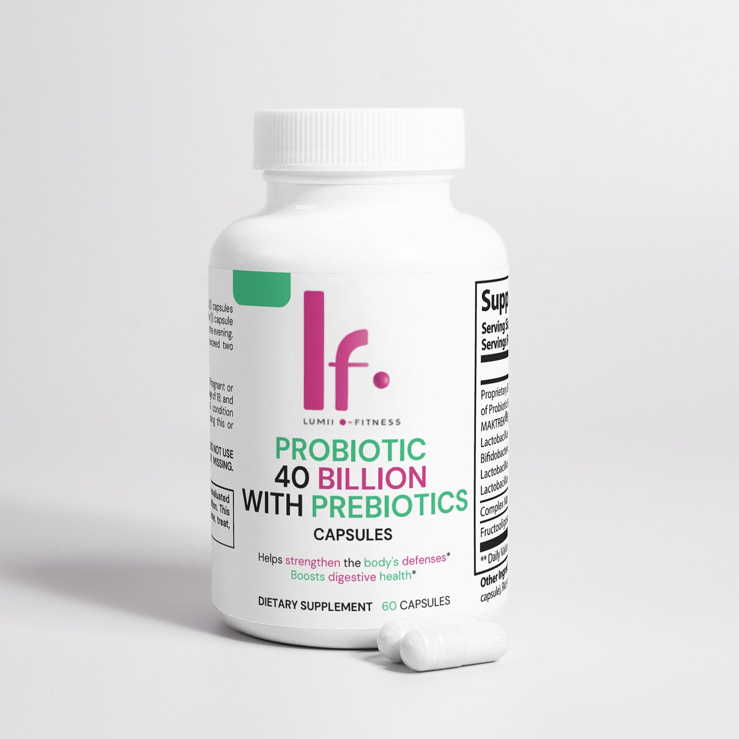 Probiotic 40 Billion with Prebiotics