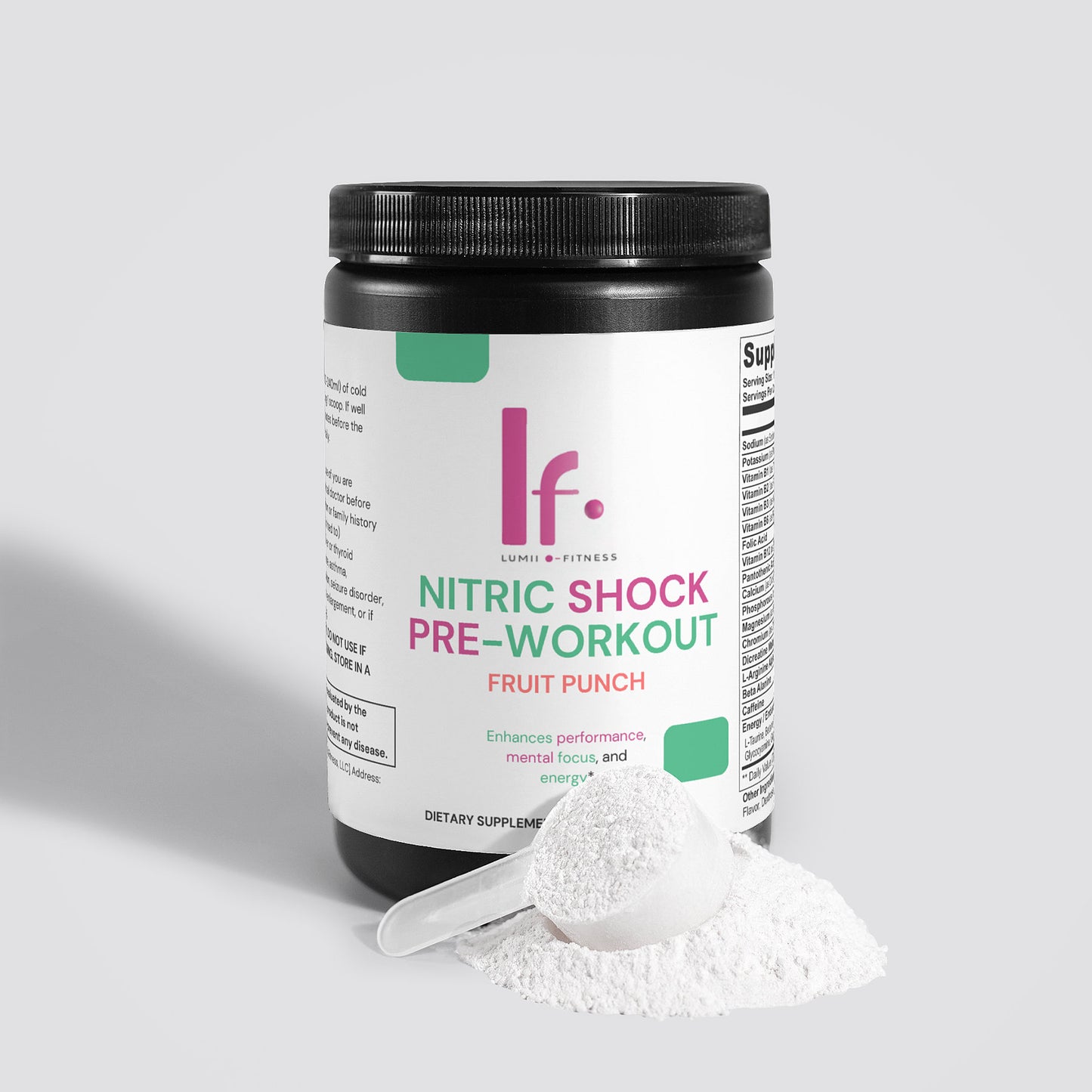 Nitric Shock Pre-Workout Powder (Fruit Punch)